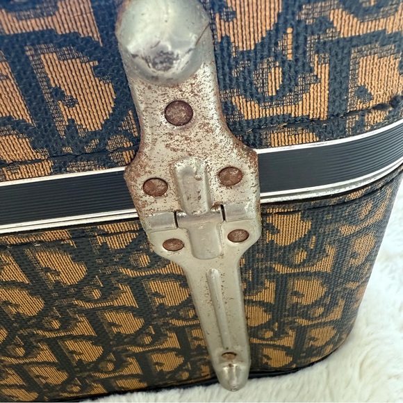 Vintage 1970s Christian Dior Diorissimo Pullman Suitcase 100% Authentic 28x18x8 - Picture 5 of 16